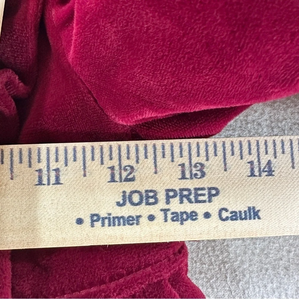 Vintage Cute Togs New York Velvet Cranberry Coat Double Breast Sz 3